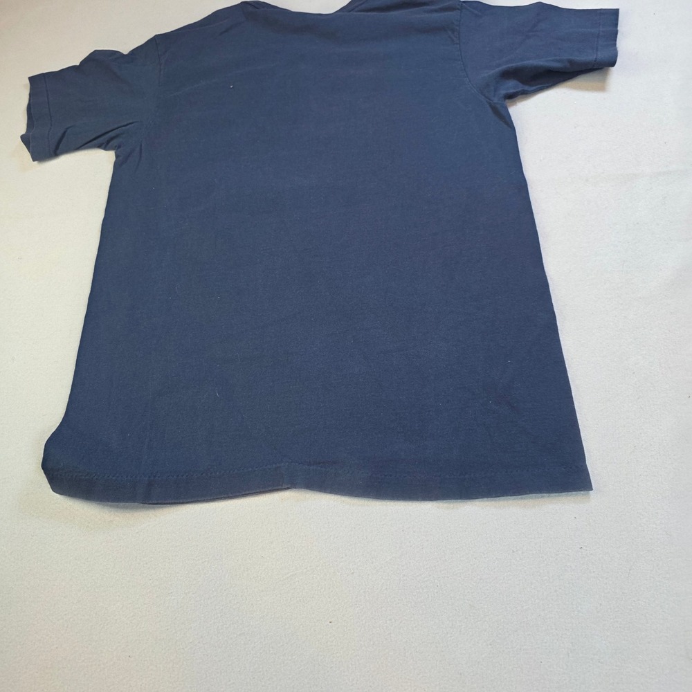 Vintage Catawba's Best Lighthouse Graphic T-Shirt Navy Blue Made in USA Medium